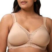 Triumph BH Modern Lace Cotton Soft Bra Beige A 75 Dame