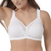 Triumph BH Modern Lace Cotton Soft Bra Hvit A 75 Dame