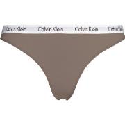 Calvin Klein Truser Carousel Thong Brun bomull Medium Dame