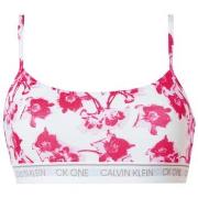 Calvin Klein BH One Cotton Bralette Hvit Mønster Small Dame