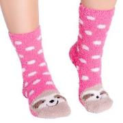 PJ Salvage Strømper Animal Fun Socks Rosa Mønster polyester One Size