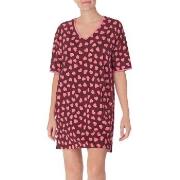 DKNY Wishlist Worthy Sleepshirt Rød Mønster polyester Large Dame