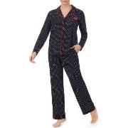 DKNY Season of Giving Pyjamas Svart/Hvit Large Dame