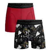 Muchachomalo 2P Cotton Stretch Punk Boxer Svart/Rød bomull Medium Herr...