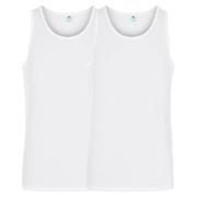 Dovre 2P Organic Cotton Singlet Hvit økologisk bomull XX-Large Herre