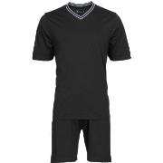 JBS Short Sleeve Pyjamas Svart bomull Small Herre