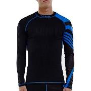 Salming Baselayer LS Tee Men Svart/Blå polyester Small Herre