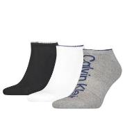 Calvin Klein Strømper 3P Men Athleisure Sneaker Socks Grå/Svart One Si...