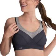 Anita BH Active Wool Sport Bra Grå/Svart B 75 Dame