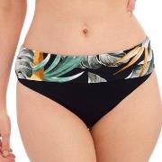 Fantasie Bamboo Grove Fold Bikini Brief Svart mønstret Medium Dame