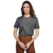 Pierre Robert X Jenny Skavlan Wool Wide T-Shirt Mørkgrå  Small Dame