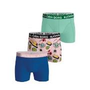 Björn Borg 3P Cotton Stretch Shorts For Boys 2033 Blå/Rosa bomull 122-...