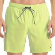 Puma Badebukser Core Enjoy Swim Shorts Limegrønn polyester Small Herre