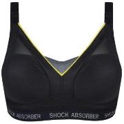 Shock Absorber BH Active Shaped Support Bra Svart/Gul E 80 Dame