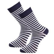 Trofe Bamboo Stripe Socks Strømper 2P Marine Str 35/38 Dame