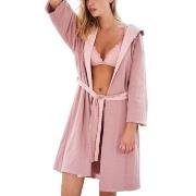 Missya Feline Double Sided Robe Rosa bomull X-Large Dame