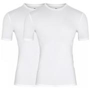 Dovre 2P Organic Cotton T-shirt Hvit økologisk bomull Small Herre