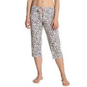 Calida Favourites Dreams Capri Pants Hvit Mønster bomull Small Dame