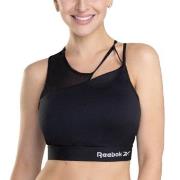 Reebok BH Alura Cut Out Crop Top Svart polyester Large Dame