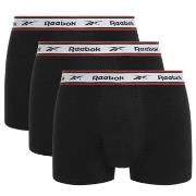 Reebok 3P Barlow Sports Trunk Svart bomull Small Herre