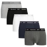 Reebok 5P Boyes Trunk Marine/Grå bomull Large Herre