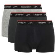 Reebok 3P Redgrave Sports Trunk Svart/Grå polyester Small Herre