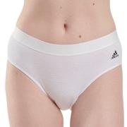 adidas Truser Solid Cotton Bikini Style Brief Hvit bomull Medium Dame