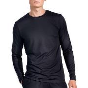 Bread and Boxers Active Long Sleeve Shirt Svart polyester Medium Herre