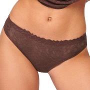 Sloggi Truser ZERO Feel Lace 2.0 Brazil Panty Brun Small Dame