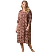 Trofe Flora Long Sleeve Nightdress Mixed viskose X-Large Dame