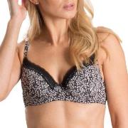 Trofe Laila Fashion Underwire Bra BH Svart mønstret C 75 Dame