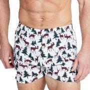 Jockey Woven Boxer Hvit bomull Small Herre