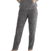 Damella Knitted Lounge Pants Leopard Small Dame