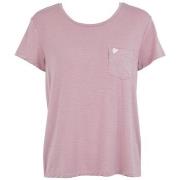 Missya Softness Modal T-shirt Lilla modal X-Large Dame