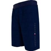 Tommy Hilfiger Tonal Logo Relaxed Lounge Shorts Mørkblå Small Herre