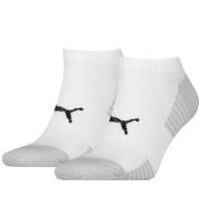 Puma Strømper 2P Sport Cushioned Sneaker Socks Hvit Str 39/42