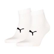 Puma Strømper 2P Sport Light Quarter Socks Hvit Str 43/46