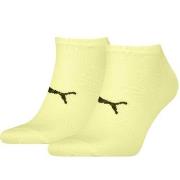 Puma Strømper 2P Sport Light Sneaker Socks Gul Str 39/42