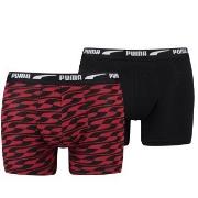 Puma 2P Men Formstrip Boxer Rød bomull Large Herre