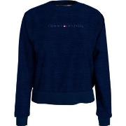 Tommy Hilfiger Tonal Logo Lounge Sweatshirt Mørkblå Small Dame