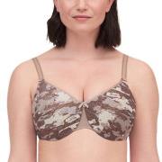 Chantelle BH C Magnifique Underwired Bra Brun mønstret F 75 Dame