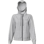 Calvin Klein Modern Cotton LW Full Zip Hoodie Grå Small Dame