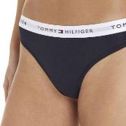 Tommy Hilfiger Truser LOGO Waistband Thong Mørkblå Large Dame