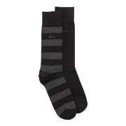 BOSS Strømper 2P RS Block CC Socks Svart Str 43/46 Herre