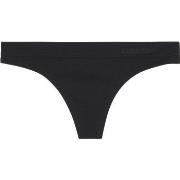 Calvin Klein Truser Fusion Flex Thong Svart polyamid Medium Dame