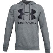 Under Armour Rival Fleece Big Logo Hoodie Grå Small Herre