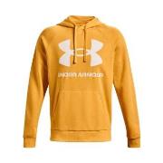 Under Armour Rival Fleece Big Logo Hoodie Oransje/Hvit Small Herre