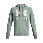 Under Armour Rival Fleece Big Logo Hoodie Lysegrønn Medium Herre