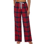 DKNY Just Checking In Sleep Pant Rød Mønster Medium Dame