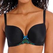 Freya BH Show Off Underwired Moulded Plunge Bra Svart G 70 Dame